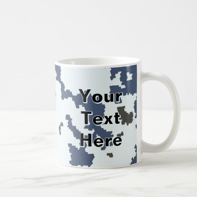 Caneca De Café Camuflagem de Inverno (Direita)