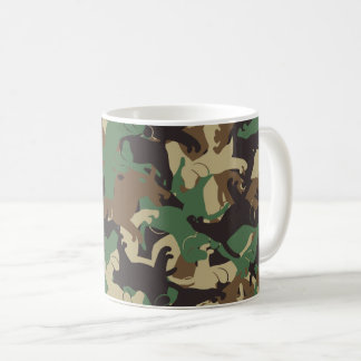 Caneca De Café Camuflagem do lebreiro