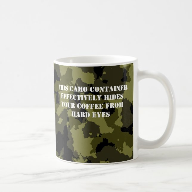 Caneca De Café Camuflagem Estilo Militar Contentor de Café (Direita)