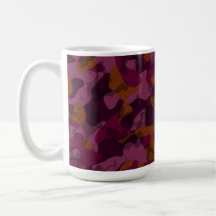Caneca De Café Camuflagem framboesa, amora, castanha e noz-moscad