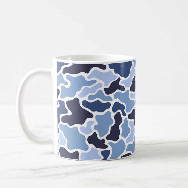 Caneca De Café Camuflagem Marítima (Esquerda)