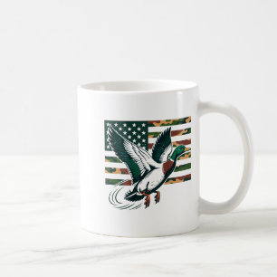 Caneca De Café Camuflagem para Caça de Pato-real para Jovens na A