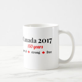 Caneca De Café Canadá 150 em 2017 orgulhoso e livre