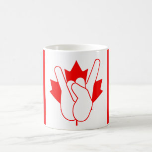 Caneca De Café Canadá balança o copo de café