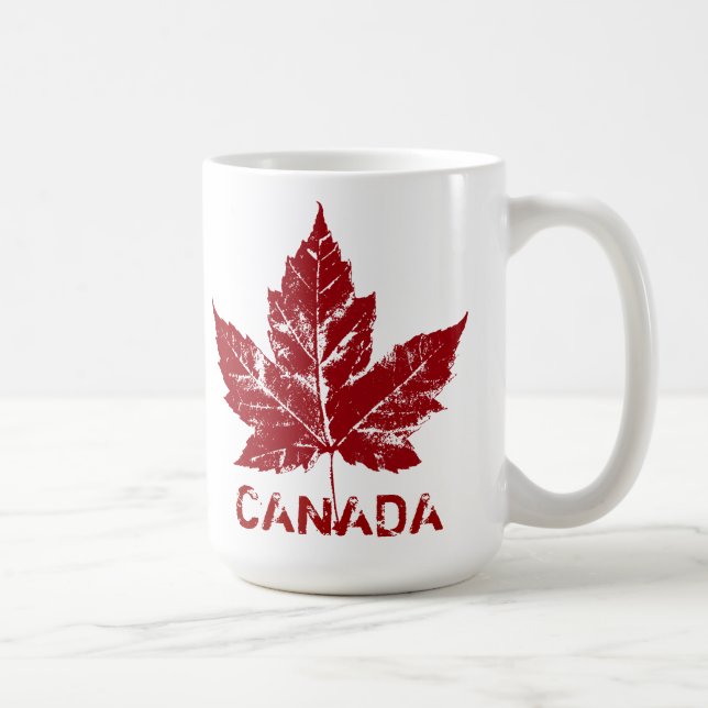 Caneca De Café Canadá Bandeira Souvenir Café Cup Canada Mug (Direita)