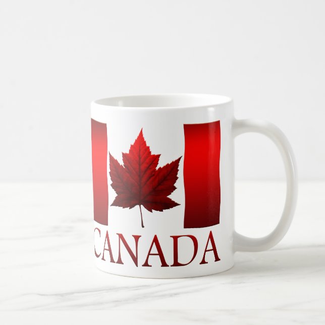 Caneca De Café Canadá Bandeira Souvenir Café Cup Canada Mug (Direita)