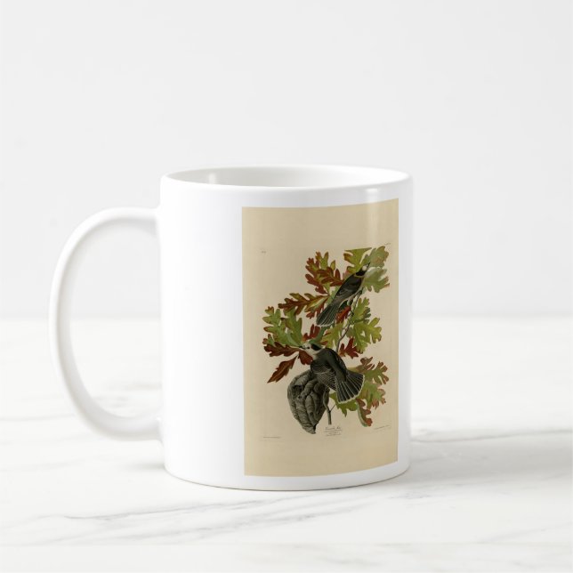 Caneca De Café Canada Jay (Cinza Jay) - Audubon's Birds of Americ (Esquerda)