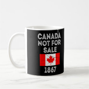 Caneca De Café Canadá Não Para Venda - Orgulhoso e Patriótico