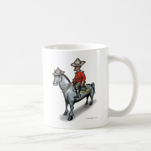 Caneca De Café Canadense Mounty
