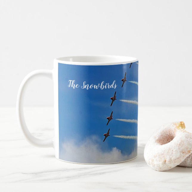 Caneca De Café Canadiano Snowbird mug (Com Donut)