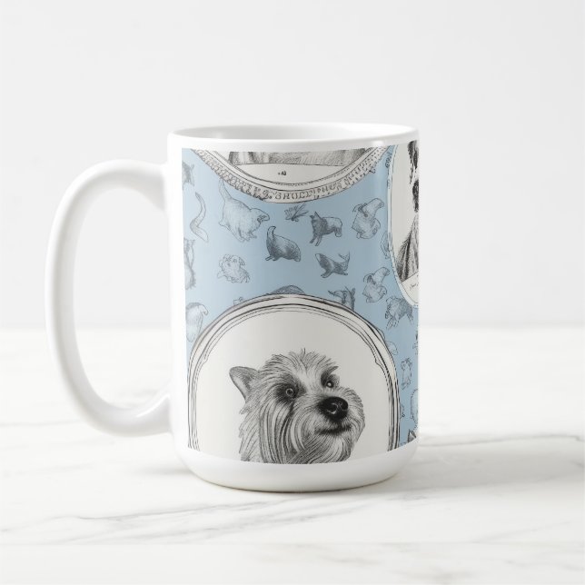 Caneca De Café Canais e Canetas Canino (Esquerda)