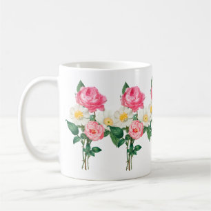 Caneca De Café Canalização De Buquê