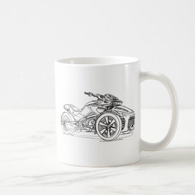 Caneca De Café CanAm Spyder F3S 2017 (Direita)