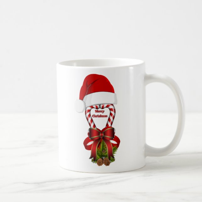 Caneca De Café Canas de Pimenta Vermelha para o Natal (Direita)