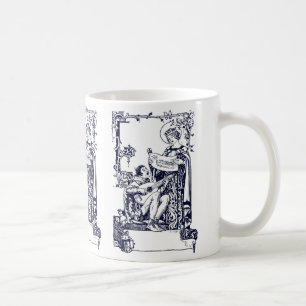 Caneca De Café Canção de Natal Clássica de Férias Madrigal Vintag