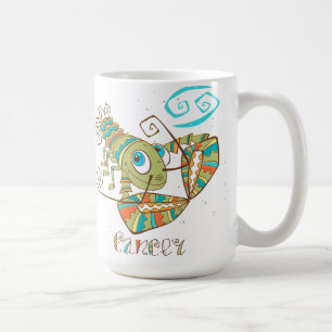 Caneca De Café Câncer Caranguejo Fofo