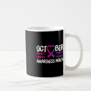 Caneca De Café Cancer Da Família E Violência Doméstica Awarene