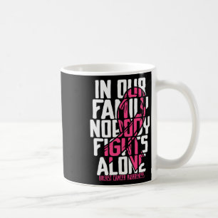 Caneca De Café Cancer da Família Rosa-apoio ao cancer de mama Aw
