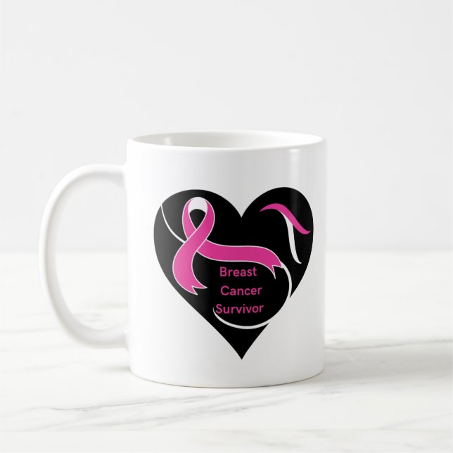 Caneca De Café Câncer da mama (Esquerda)