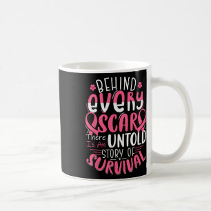 Caneca De Café Cancer de Fita Rosa de Fita do Guerreiro de Sensib