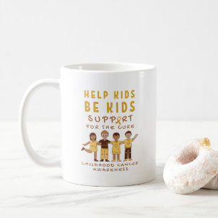 Caneca De Café cancer de infância para a cura Mug