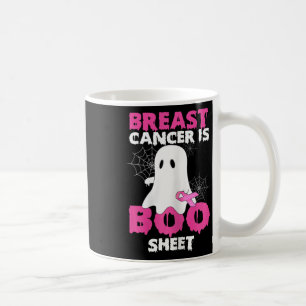 Caneca De Café Cancer De Mama De Figurino Do Dia Das Bruxas É Boo