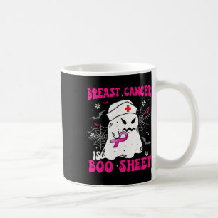 Caneca De Café Cancer De Mama É Folha De Boo Manto Cor De Rosa Pa