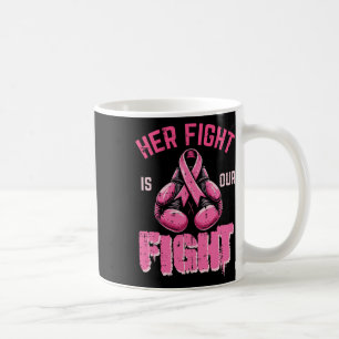 Caneca De Café Cancer De Mama Ela Luta Contra Nossa Mulher Que Es
