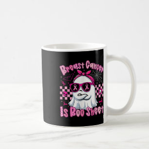 Caneca De Café Cancer De Mama Halloween É Cancer De Mama De Folha