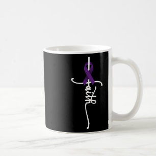 Caneca De Café Câncer de pâncreas Faith Câncer de pâncreas Awaren
