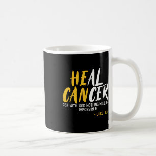 Caneca De Café Cancer de saudação de Cancer infantil Supo do Mês