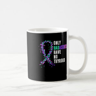 Caneca De Café Cancer Fita de Tiroidectomia