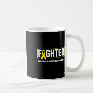 Caneca De Café Câncer Infantil - Lutador Conscientização do Cânce