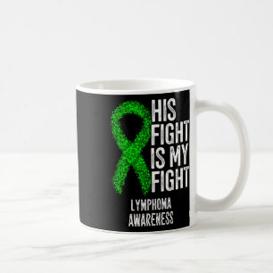 Caneca De Café Câncer no Sangue A Luta Dele é Minha Luta Conscien