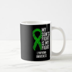 Caneca De Café Cancer Sanguíneo A Luta do Meu Filho É O Meu Linfo