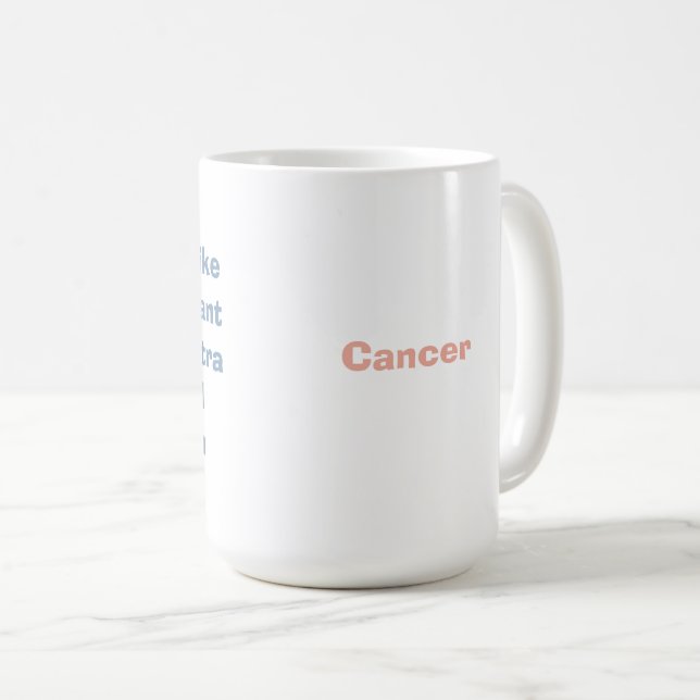Caneca De Café Cancer Shady Zodiac (Frente Esquerda)