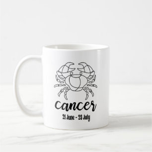 Caneca De Café Cancer, Zodiac
