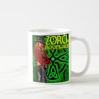 Caneca De Café Canções na chave do copo de café verde