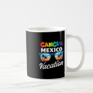 Caneca De Café Cancun México Destino Viagem Praia Férias