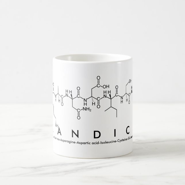 Caneca De Café Candice peptide nome mug (Centro)