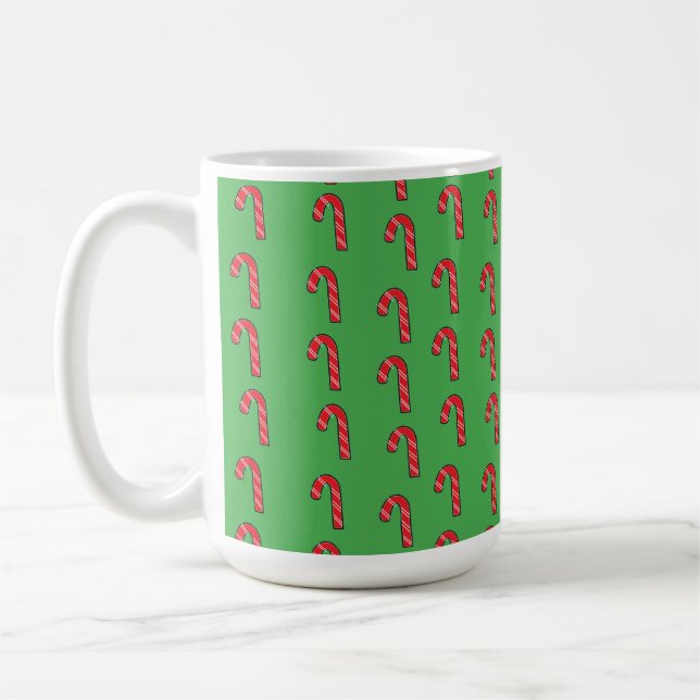 Caneca De Café Candy Cane (Esquerda)
