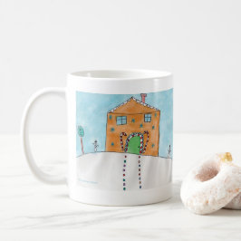 Caneca De Café Candy Cane Cottage - KidsArt for CHOC