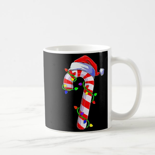 Caneca De Café Candy Cane Crew Santa Christmas Kids Boys Girls  (Direita)