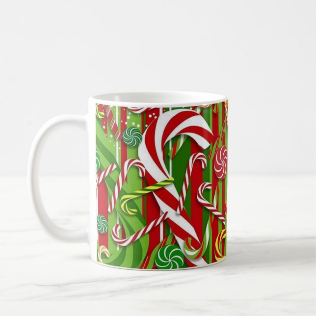 Caneca De Café Candy Cane Heaven (Esquerda)