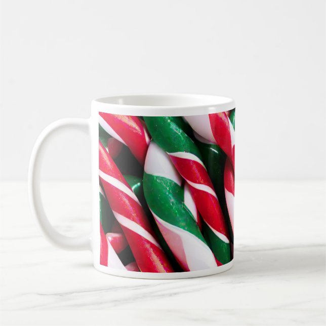 Caneca De Café Candy Cane Holiday Mug Natal (Esquerda)