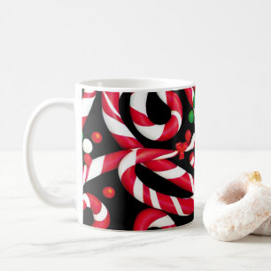 Caneca De Café Candy Cane Holiday Mug Natal