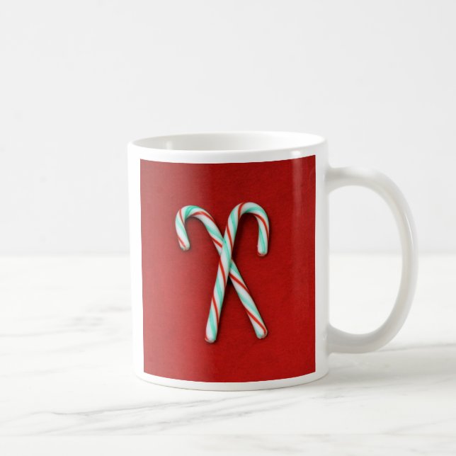 Caneca De Café Candy Cane Pata de Natal (Direita)