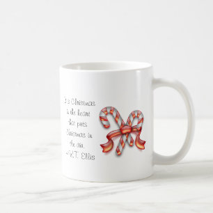 Caneca De Café Candy Canes & Cote de Natal