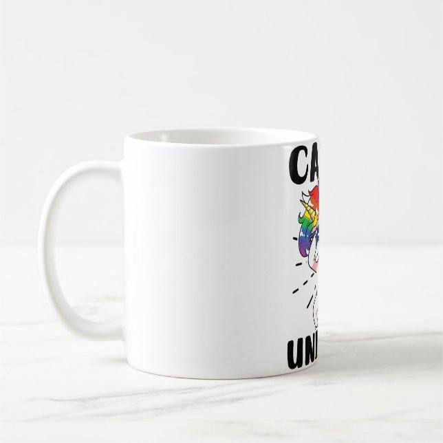 Caneca De Café Candy Design Halloween Unicorn (Esquerda)