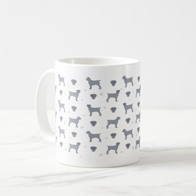 Caneca De Café Cane Corso, cão Mastim Italiano (Frente Esquerda)